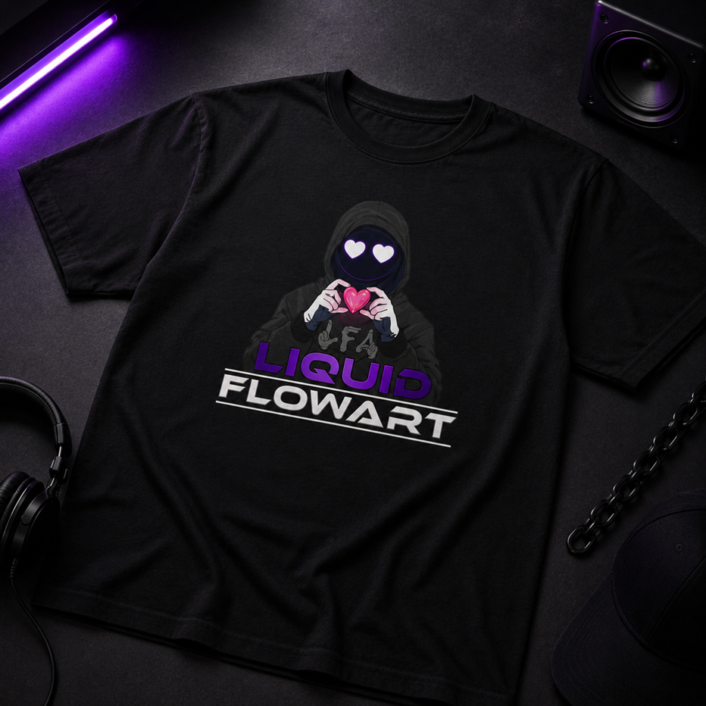 Glovey Purple Logo Tee