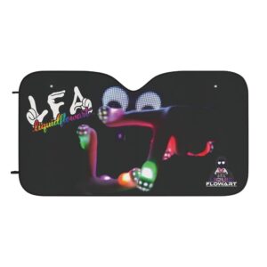 !!! Glovey Lightshow Sun Shade | Liquid FlowArt Car Swag