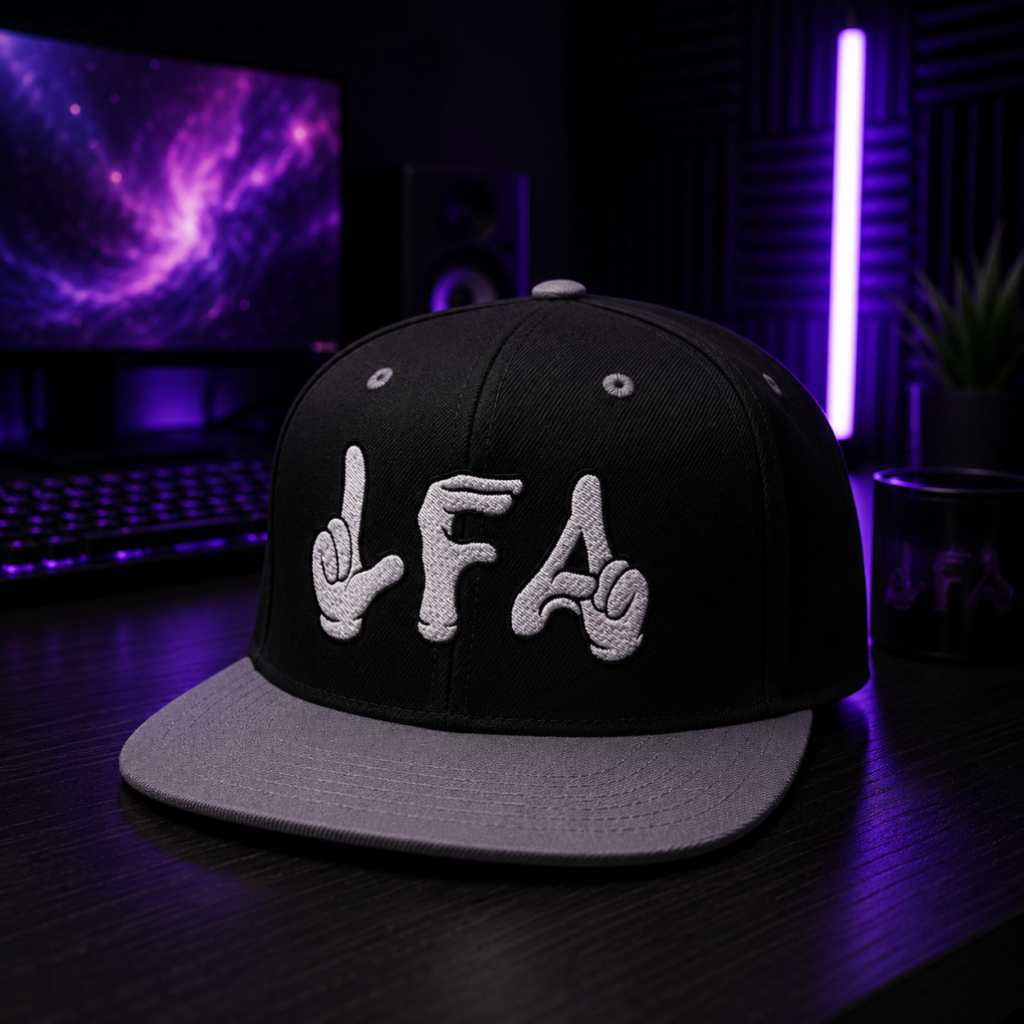 LFA Gray Brim Snapback Hat