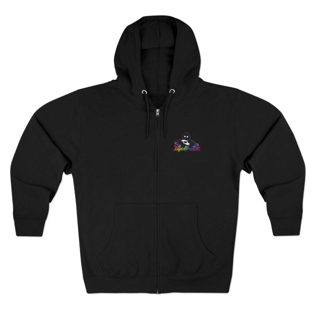 Glovey Rainbow Logo Zip Hoodie
