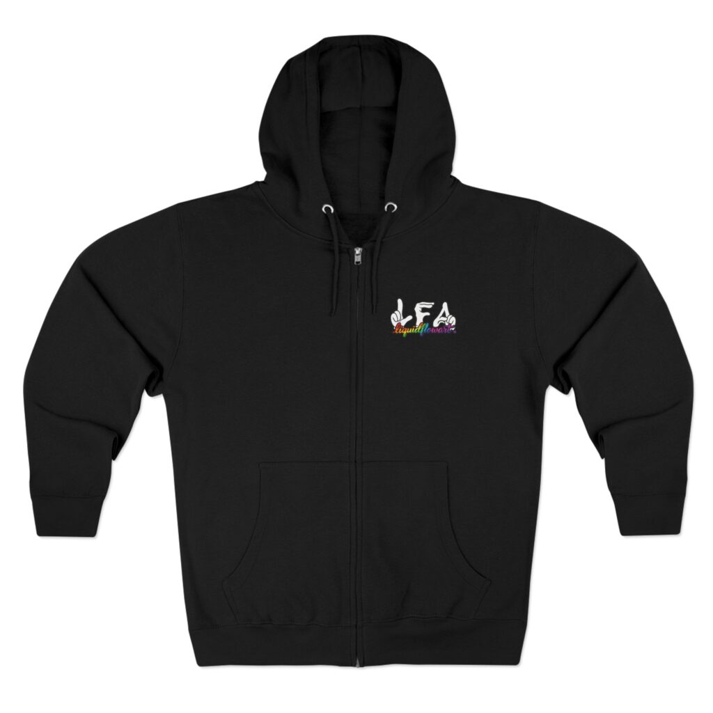 LFA Rainbow Logo Zip Hoodie